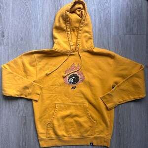 K2 Yellow 8-Ball Flaming Graphic Hoodie